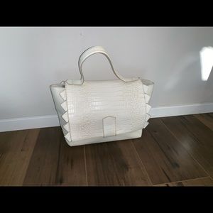 Crocodile White Genuine Leather Purse